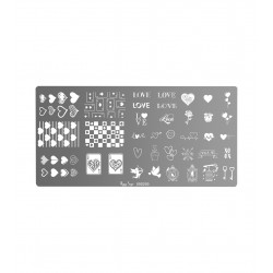 Plaque de stamping Love