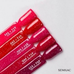 Semilac T19 Top No Wipe White Sprinkles 7ml | MaterielEsthetique.fr