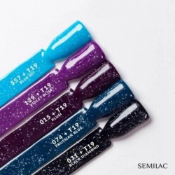 Semilac T19 Top No Wipe White Sprinkles 7ml | MaterielEsthetique.fr