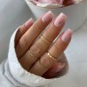 Semilac T23 Top No Wipe Flower Flakes Mate 7ml | MaterielEsthetique.fr