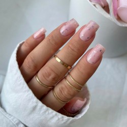 Semilac T22 Top No Wipe Flower Flakes 7ml | MaterielEsthetique.fr