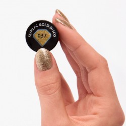 Vernis Semilac nº37 (Gold disco) | MaterielEsthetique.fr
