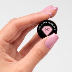 Vernis Semilac nº47 (Pink Peach Milk) | MaterielEsthetique.fr