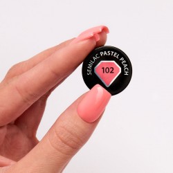 Vernis Semilac nº102 (Pastel Peach) | MaterielEsthetique.fr