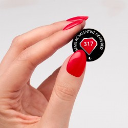 Vernis Semilac nº317 SanValentin (Neon Red) | MaterielEsthetique.fr