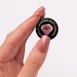 Vernis Semilac nº321 Shimmer Dust Caramel 7ml | MaterielEsthetique.fr