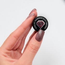Vernis Semilac nº322 Shimmer Dust Brown 7ml | MaterielEsthetique.fr