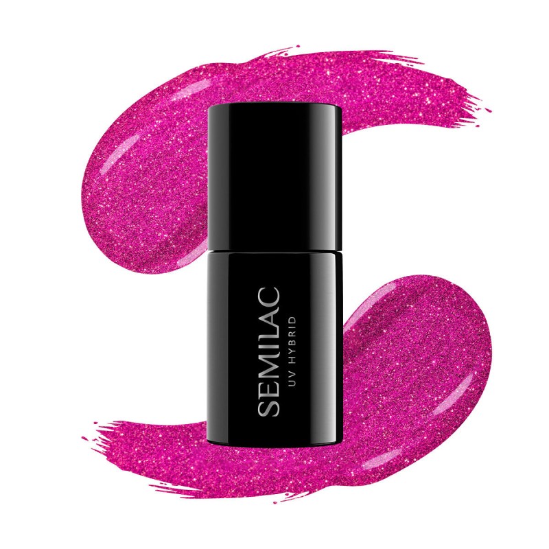 Vernis Semilac nº348 Semilac Charming Ruby Glitter | MaterielEsthet...