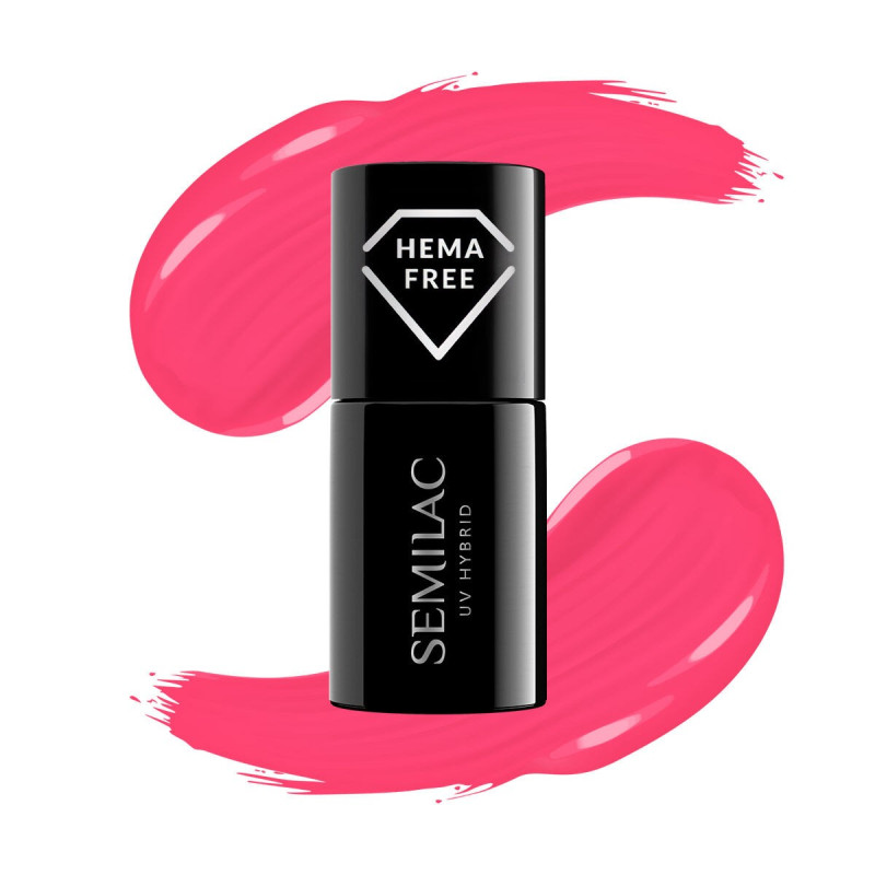Vernis Semilac nº435 (Friendly Magenta) | MaterielEsthetique.fr