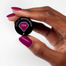 Vernis Semilac nº504 (Magenta Mood) | MaterielEsthetique.fr