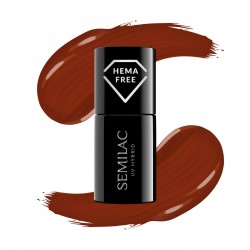 Vernis Semilac nº418 (Red Hot Beach) | MaterielEsthetique.fr