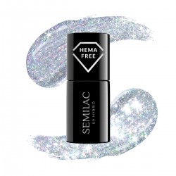 Vernis Semilac nº460 (Silver Fireworks) | MaterielEsthetique.fr