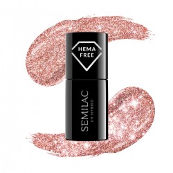 Vernis Semilac nº458 (Sparkling Rosé) | MaterielEsthetique.fr