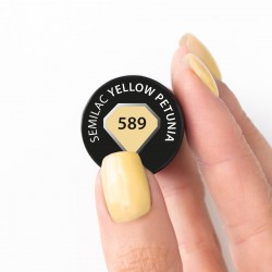 Vernis Semilac nº589 (Yellow Petunia) | MaterielEsthetique.fr