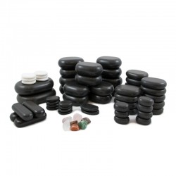 Pierres chaudes de basalte 64 pcs. | Distributeur officiel de WEELKO