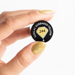 Vernis Semilac nº244 (Sunbaked Yellow) | MaterielEsthetique.fr