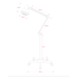Lampe à infrarouges Physio | Distributeur officiel de WEELKO