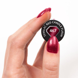 Vernis Semilac nº467 (Red Candle) | MaterielEsthetique.fr