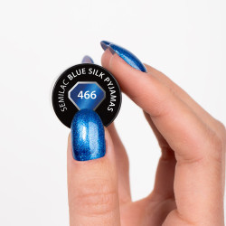 Vernis Semilac nº466 (Blue Silk Pyjamas) | MaterielEsthetique.fr