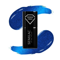 Vernis Semilac nº466 (Blue Silk Pyjamas) | MaterielEsthetique.fr