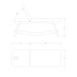 Table massage en bois Delto | Distributeur officiel de WEELKO