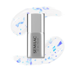 Semilac T29 Top No Wipe Matte Snow Floe 7ml | MaterielEsthetique.fr