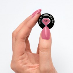 Vernis Semilac nº581 (Delicate Coral) 11ml | MaterielEsthetique.fr