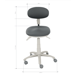 Tabouret avec dossier Sway | Distributeur officiel de WEELKO