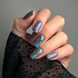 Semilac nº828 (Grey Holo) | MaterielEsthetique.fr