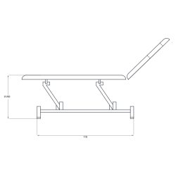 Table électrique Vital (1 moteur) | Distributeur officiel de WAPP
