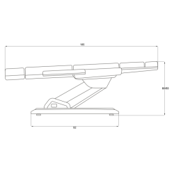 Table électrique Aura (3 moteurs- chauffage) | Distributeur officie...