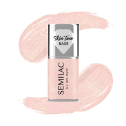 Cover Base Glitter Peach 7ml | MaterielEsthetique.fr