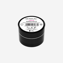 Semilac Thixo Gel Sparkle White 15gr | Fournisseur spécialisé de ma...