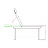 Table Massage en Bois Rombo (2 articulations) | Distributeur offici...