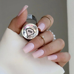Semilac 806 Smart Builder Glitter Delicate Pink 7ml | MaterielEsthe...