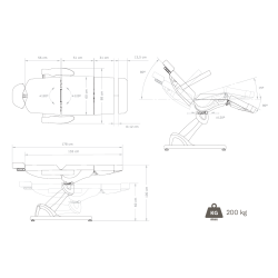 Table électrique Atik (4 moteurs) | Distributeur officiel de DDUUEETT