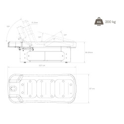Table électrique Kella Warm (4 moteurs) | Distributeur officiel de ...