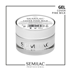 Semilac Pro Builder Gel Cover Pink Milk 45gr