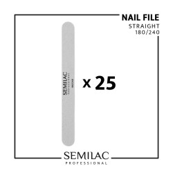 Semilac Pro Pack 25 limas recta 180/240