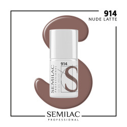 Semilac Pro 914 Nude Latte 7ml