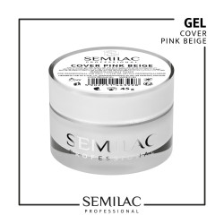 Semilac Pro Builder Gel Cover Pink Beige 45gr