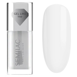 Semilac Top Gel Like ongles classiques 9ml | MaterielEsthetique.fr