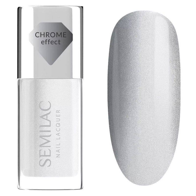 Vernis Classique Semilac nº115 - Silver Chrome 9ml | MaterielEsthet...