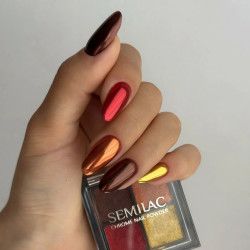 Palette poudres ongles Semilac 02 | MaterielEsthetique.fr