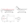 Table électrique Sagitarius (1 moteur) | Distributeur officiel de M...