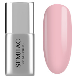 Semilac Fiber Base Pink Milk 7ml | MaterielEsthetique.fr