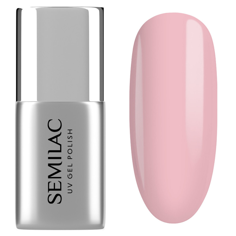 Semilac Fiber Base Pink Milk 7ml | MaterielEsthetique.fr