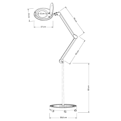 Lampe loupe à leds Gala | Distributeur officiel de DDUUEETT