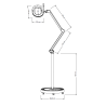 Lampe loupe Niya avec support | Distributeur officiel de DDUUEETT