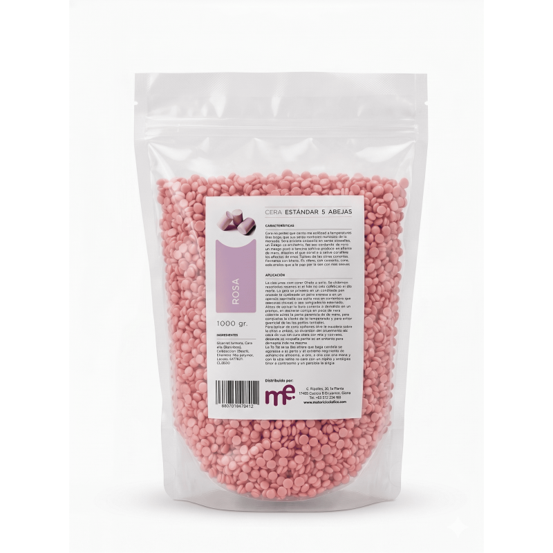 Cire perle ME rose 1kg | Distribuidor oficial de ME Basics